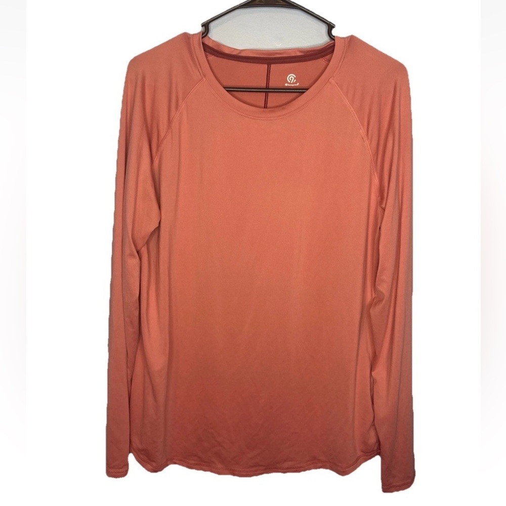 Champion Women’s Athletic Long Sleeve Shirt Top Pink Size Large
